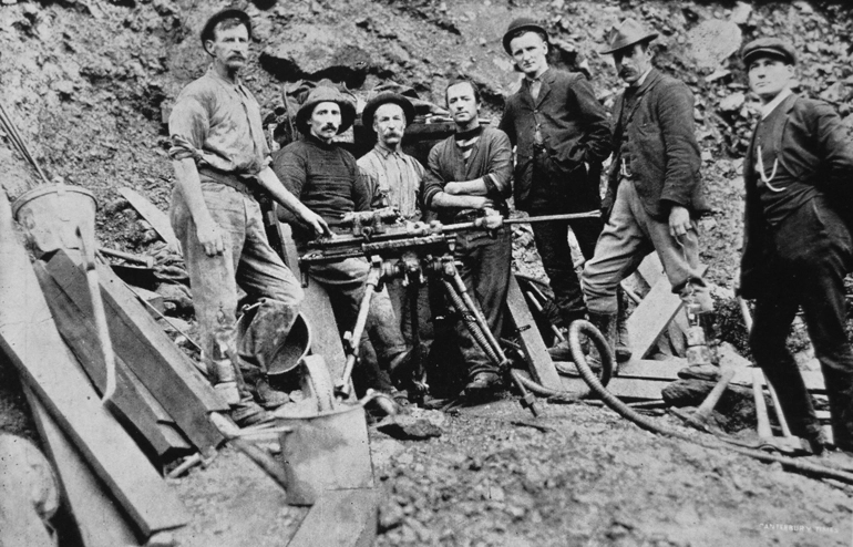 Image: The drill which was used in making the drive
