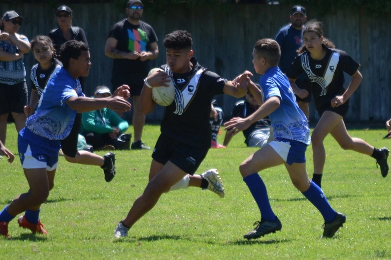 Image: Junior (under 12) Malie vs Canterbury Kiwi team