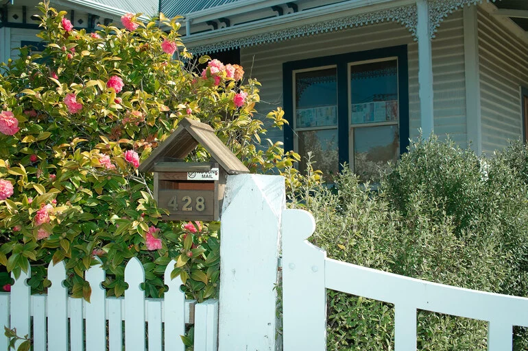 Image: 428 Oxford Terrace letter box