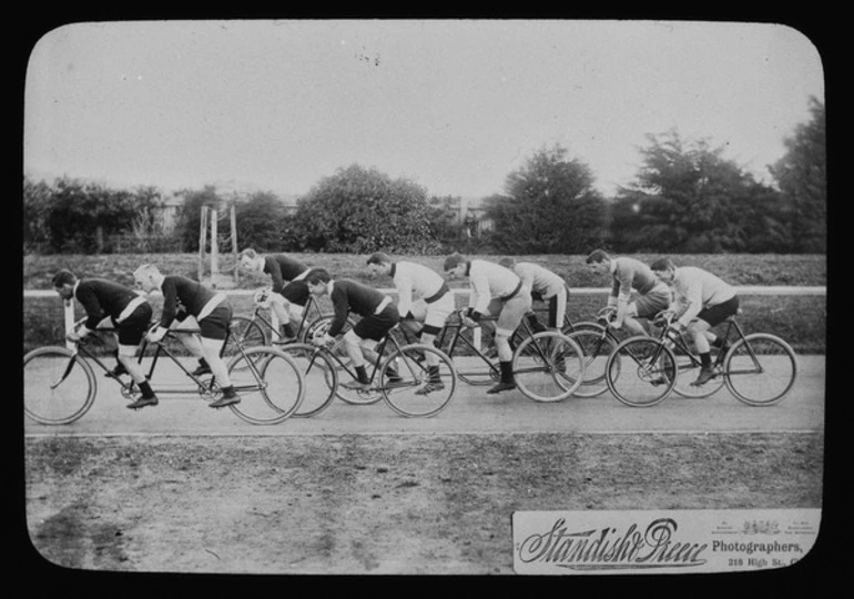 Image: Canterbury Amateur Athletic and Cycling Club members racing