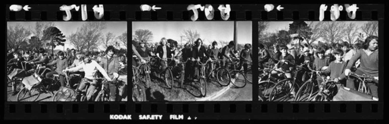 Image: Children in mystery bike hike