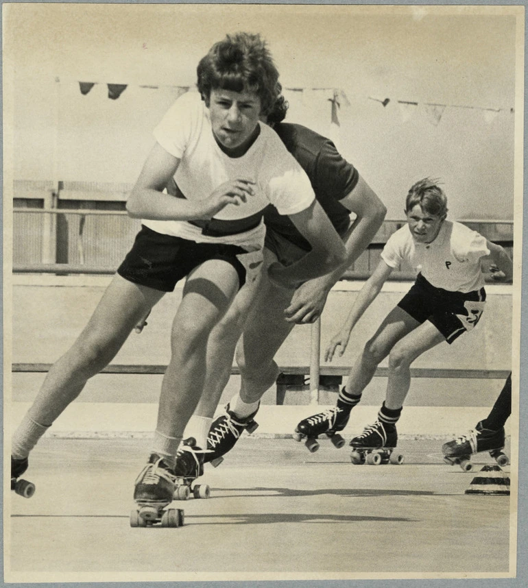 Image: Brent Roberton skating in South Island championships
