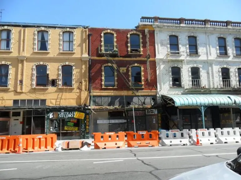 Image: Manchester Street earthquake damage