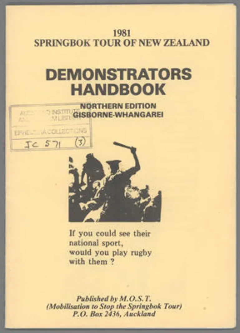 Image: Demonstrators Handbook