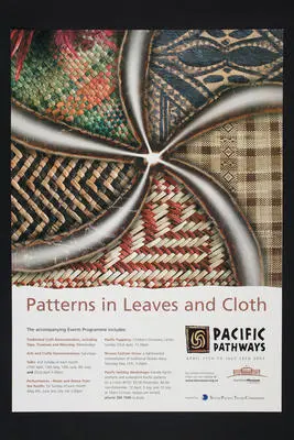 Pacific Pathways - Patterns in Leaves and Cloth Image: Pacific Pathways - Patterns in Leaves and Cloth