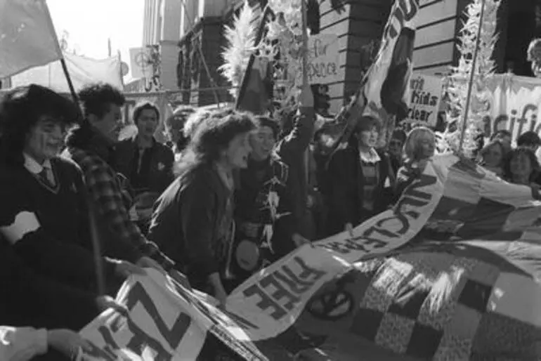 Image: International Womens Day for Peace march, Queen Street