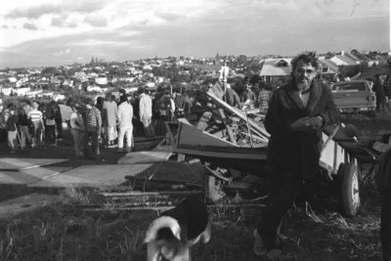 Image: Joe Hawke. Orakei Bastion Point Occupation