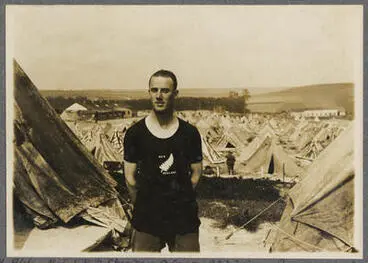 N.Z.I.B.D. Sports. A fine athlete . A gunner of the N.Z.F.A. who won 6 events and was 3rd in the 7th. He won 300, 120, hurdles, 220, High jump and throwing the cricket ball. Gunner Wilson. Image: N.Z.I.B.D. Sports. A fine athlete . A gunner of the N.Z.F.A. who won 6 events and was 3rd in the 7th. He won 300, 120, hurdles, 220, High jump and throwing the cricket ball. Gunner Wilson.