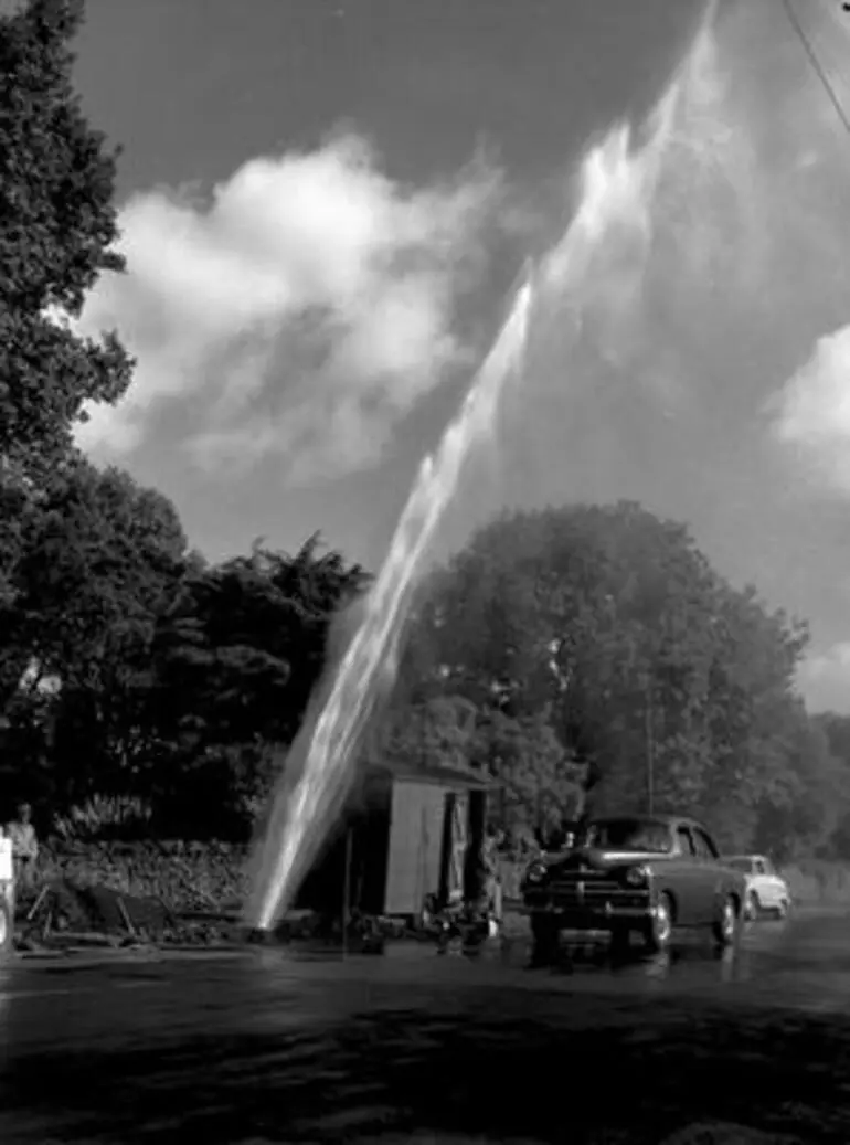 Image: Burst water main.