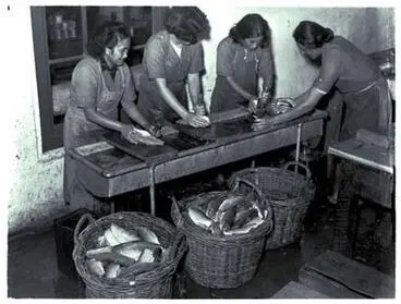 Fish canning, North Auckland Image: Fish canning, North Auckland