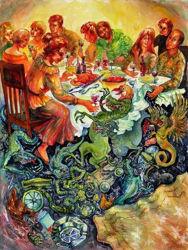 Dining Room with Demons Image: Dining Room with Demons