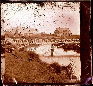 Glass Plate Negative: Christ's College Image: Glass Plate Negative: Christ's College