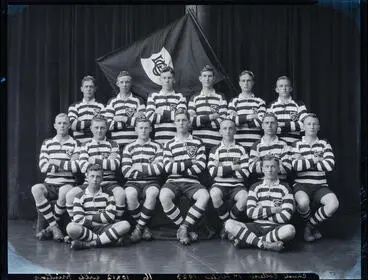 Film Negative: Christ's College 1st XV 1923 Image: Film Negative: Christ's College 1st XV 1923