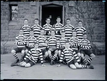 Film Negative: Christ's College 1st XV 1923 Image: Film Negative: Christ's College 1st XV 1923