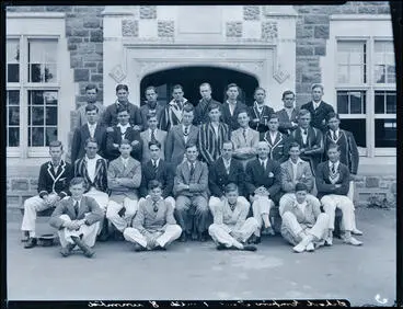 Film Negative: Christ's College Empire Tour group Image: Film Negative: Christ's College Empire Tour group