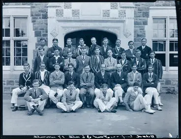 Film Negative: Christ's College Empire Tour group Image: Film Negative: Christ's College Empire Tour group