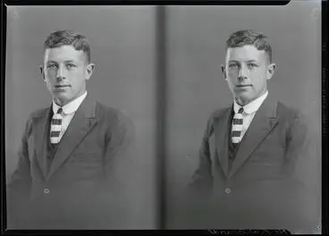 Film Negative: Mr F W Brandt (twin negative) Image: Film Negative: Mr F W Brandt (twin negative)