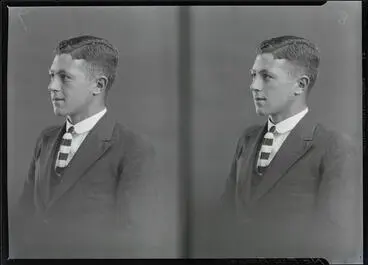 Film Negative: Mr F W Brandt (twin negative) Image: Film Negative: Mr F W Brandt (twin negative)