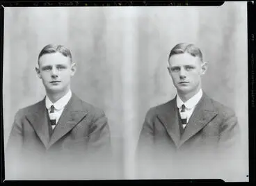 Film Negative: Master H S Richards (twin negative) Image: Film Negative: Master H S Richards (twin negative)