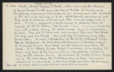 Image: Macdonald Dictionary Record: James Thomas McLeod (Lovell-) Smith