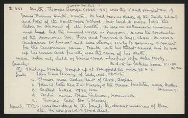 Image: Macdonald Dictionary Record: Thomas George (Lovell-) Smith