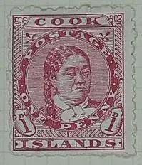 Image: Stamp: Cook Islands One Penny