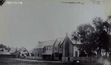 Photograph: Christ's College, Christchurch 1869 Image: Photograph: Christ's College, Christchurch 1869