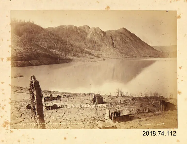 Image: Photograph: Tikitapu Lake after Eruption, 10 June 1886