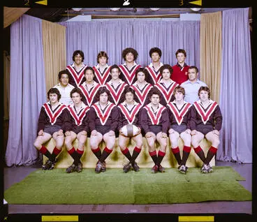 Image: Negative: Canterbury Māori U16 Rugby 1981