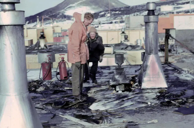 Image: Slide: Fire, Scott Base