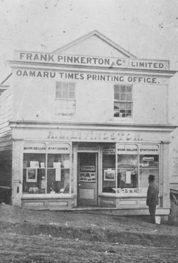 Oamaru Times and Waitaki Reporter building Image: Oamaru Times and Waitaki Reporter building