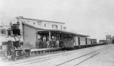 First Oamaru Railway Station Image: First Oamaru Railway Station