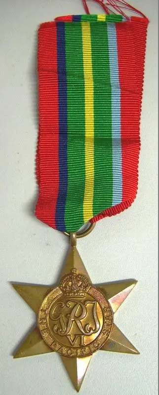 Image: The Pacific Star Medal