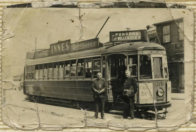 Image: Trams  Auckland,  tram No 173