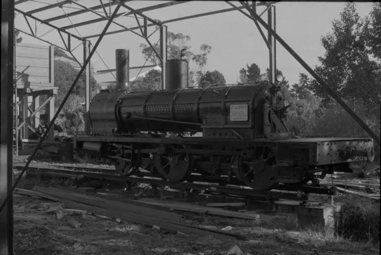 Image: Photograph of engine shed, MOTAT