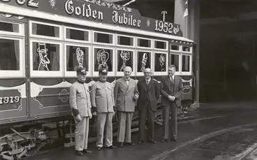 Golden Jubilee tram, 1952 Image: Golden Jubilee tram, 1952