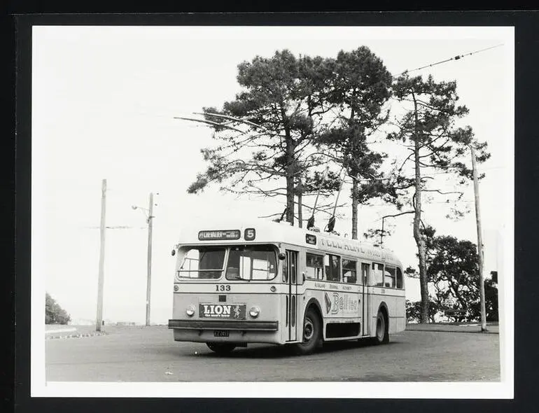 Image: Trolley bus 133 on Pt Chevalier route 5