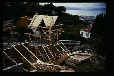 New Cable Cars Kelburn Station being built Image: New Cable Cars Kelburn Station being built
