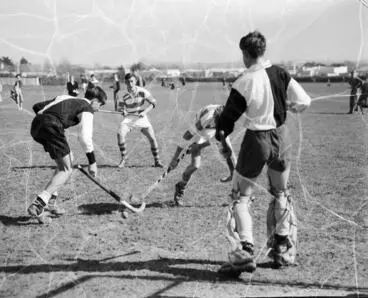 Napier Boys' High School compete against Christ's College in the Napier section of the New Zealand secondary schools hockey tournament Image: Napier Boys' High School compete against Christ's College in the Napier section of the New Zealand secondary schools hockey tournament