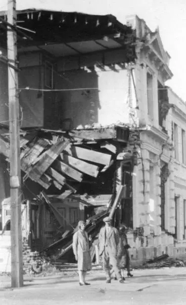Image: Earthquake Damage, Napier