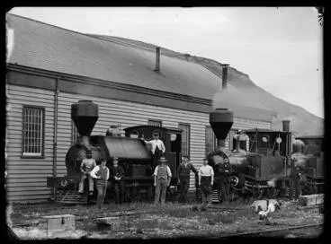 Image: Railways, locomotives, St Vincent Street yard
