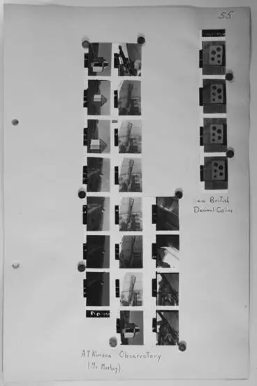 Geoffrey C Wood Nelson Evening Mail proof sheet: New British decimal coins Image: Geoffrey C Wood Nelson Evening Mail proof sheet: New British decimal coins