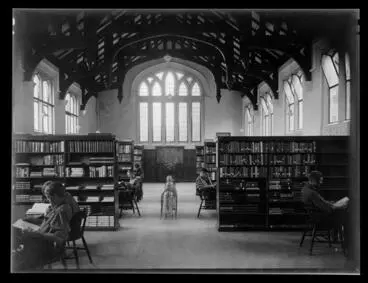 Image: Nelson College Library, interior