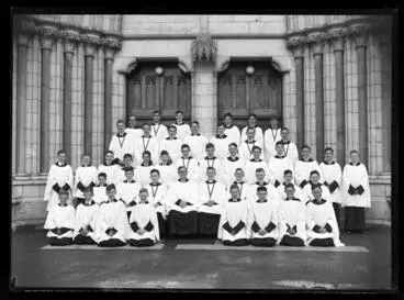 Nelson College, Christ Church Cathedral Choir, 1953 Image: Nelson College, Christ Church Cathedral Choir, 1953