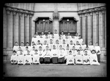 Nelson College, Christ Church Cathedral Choir, 1954 Image: Nelson College, Christ Church Cathedral Choir, 1954