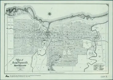 Image: Plan of New Plymouth in New Zealand [map]