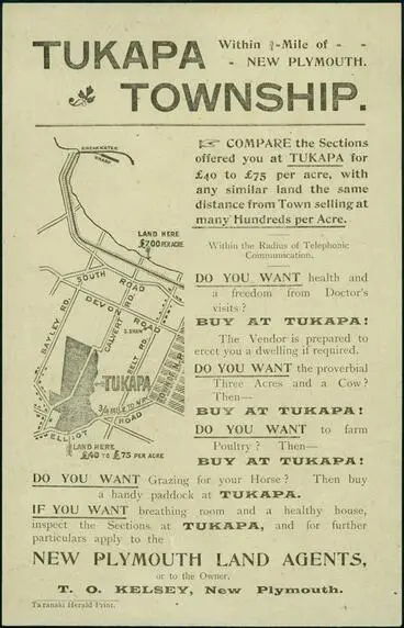 Image: Tukapa Township [poster]