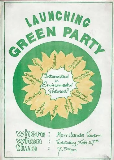 Image: Launching Green Party [poster]