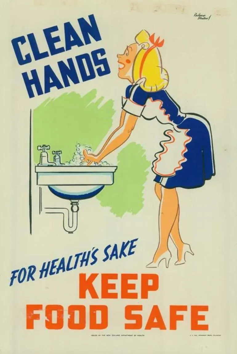 Image: Clean Hands. For Health's Sake Keep Food Safe [poster]