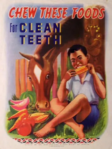Image: Chew These Foods for Clean Teeth [poster]